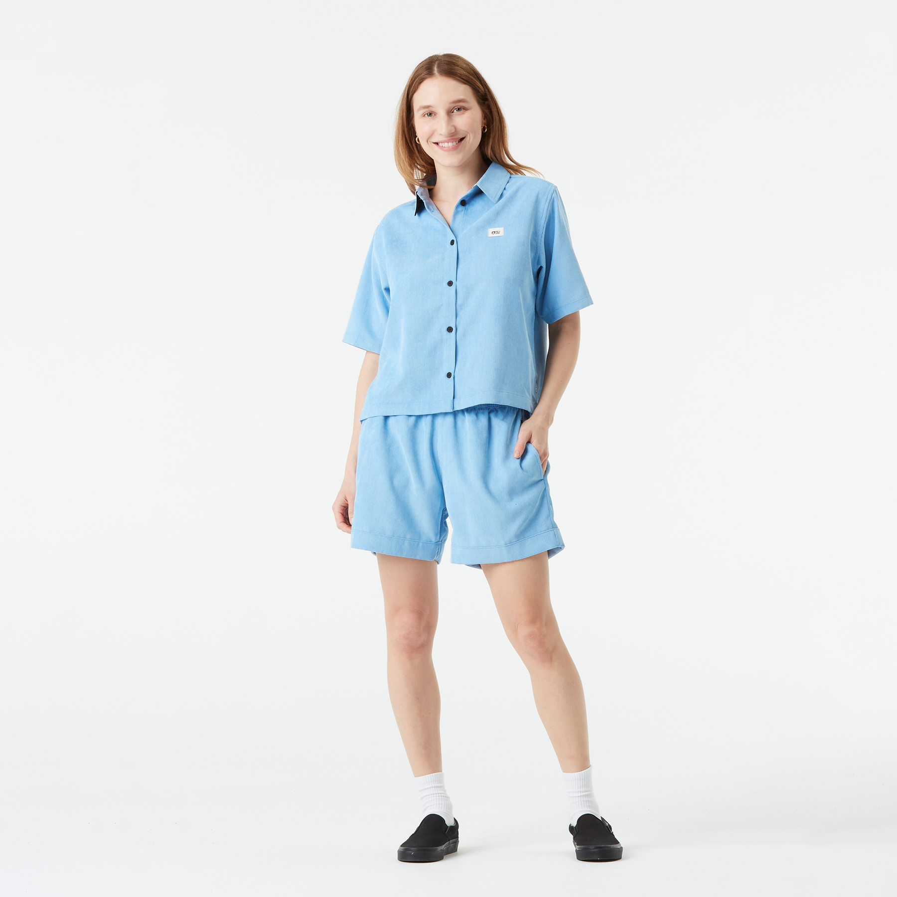SESIA CORD SHORTS __color:Vista_Blue#25
