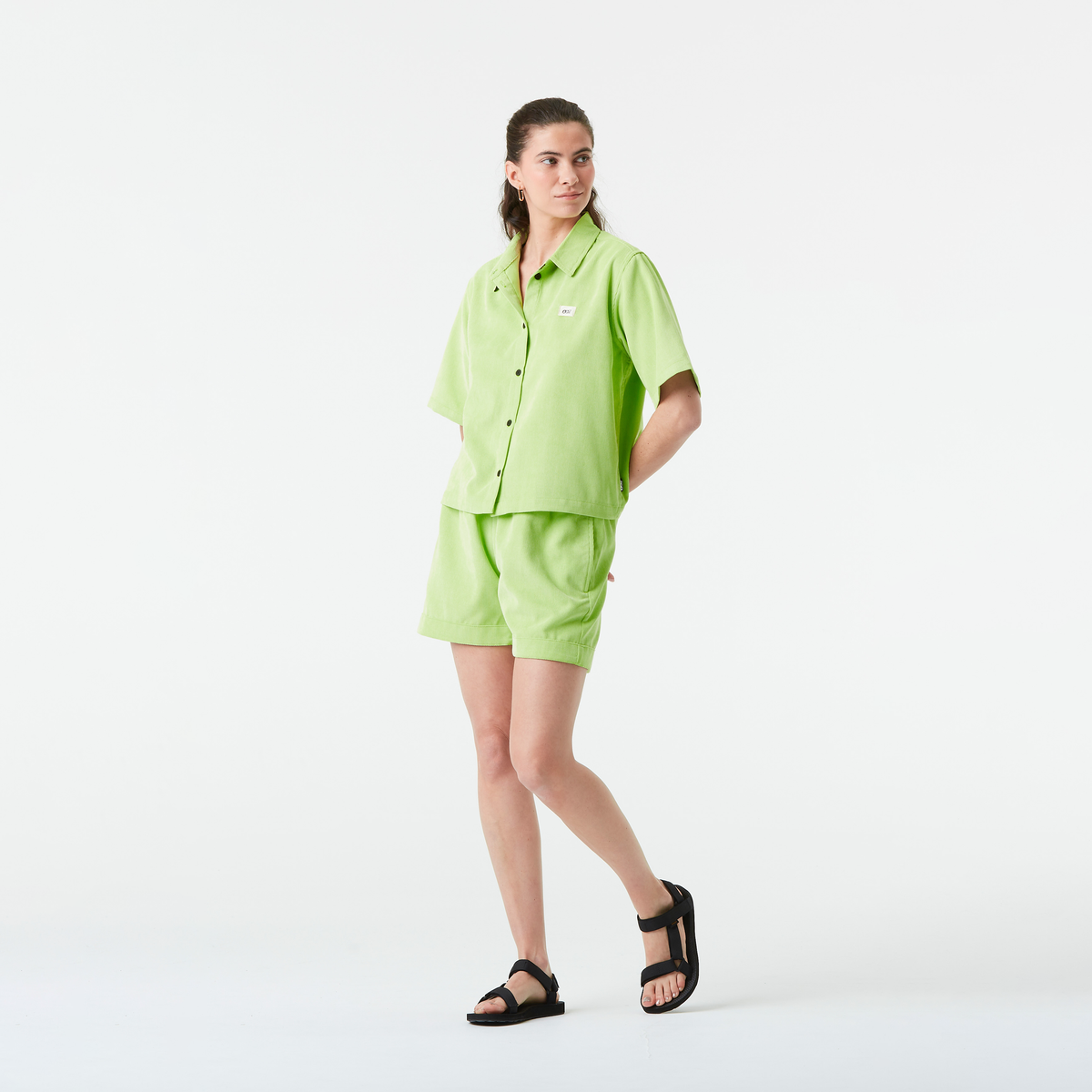 SESIA CORD SHORTS __color:Sap_Green#18