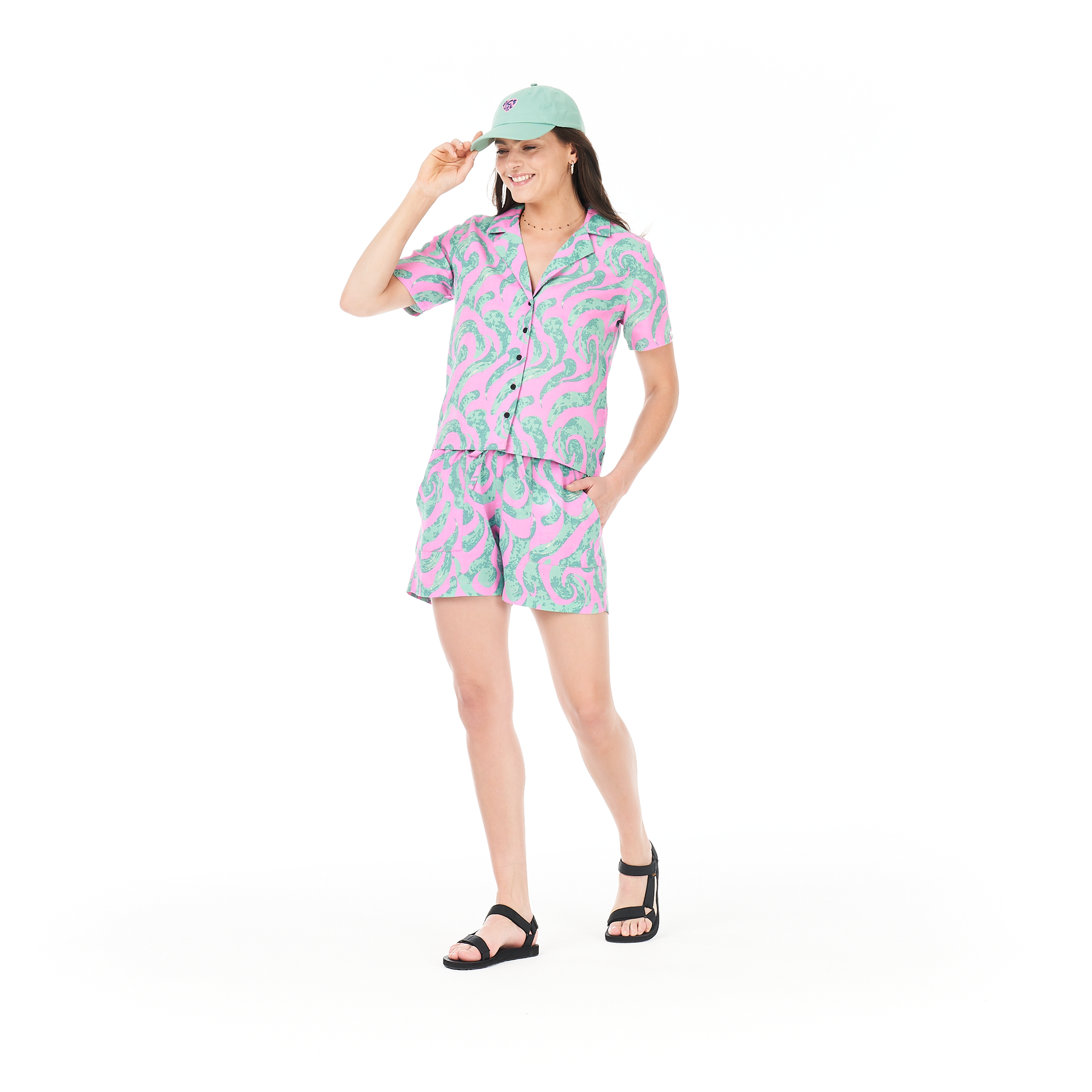 MILOU PRINTED SHORTS __color:Wasania_Print#30