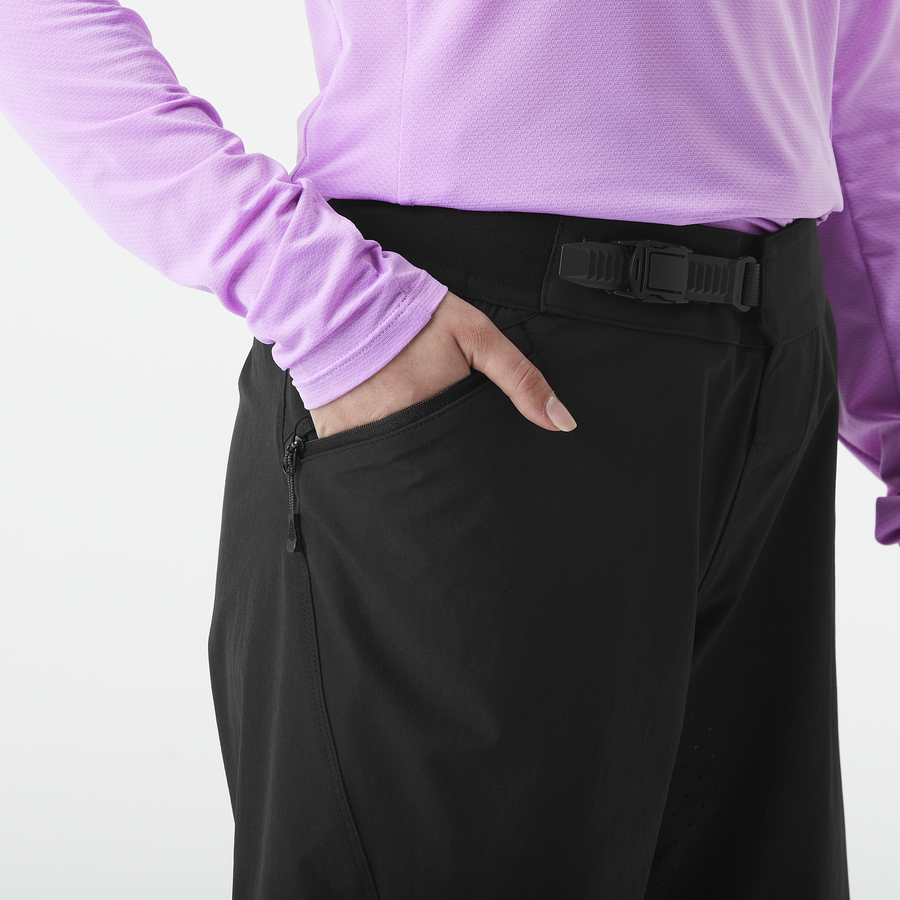 VELLIR STRETCH W SHORTS __color:Black#4