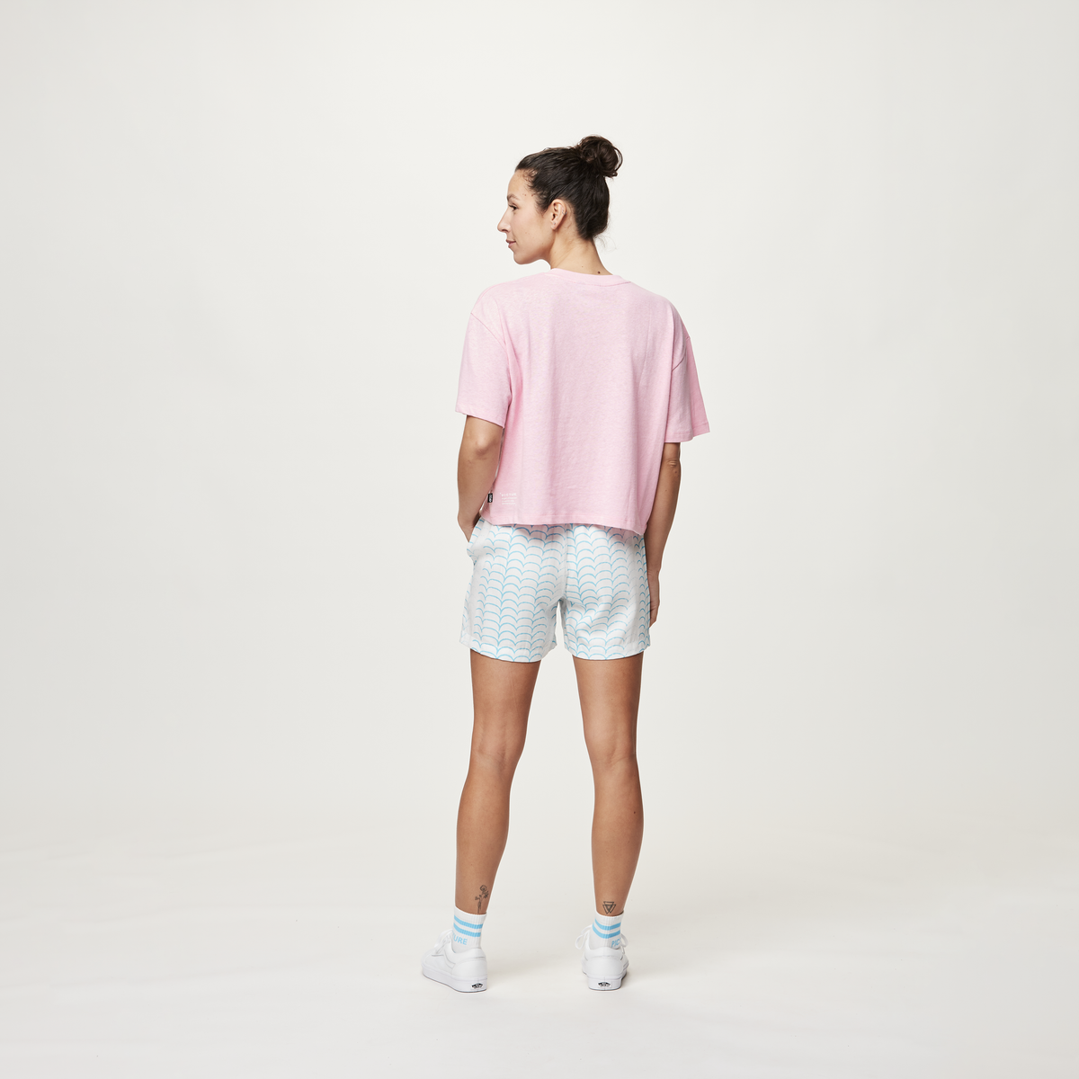 MILOU SHORTS __color:Water_stripes_Print#WSH051-I-02