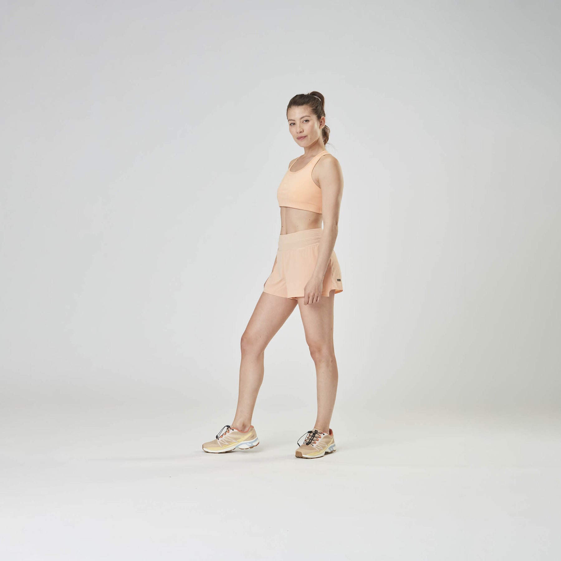 ZOVIA STRETCH SHORTS __color:Peach_nougat#13