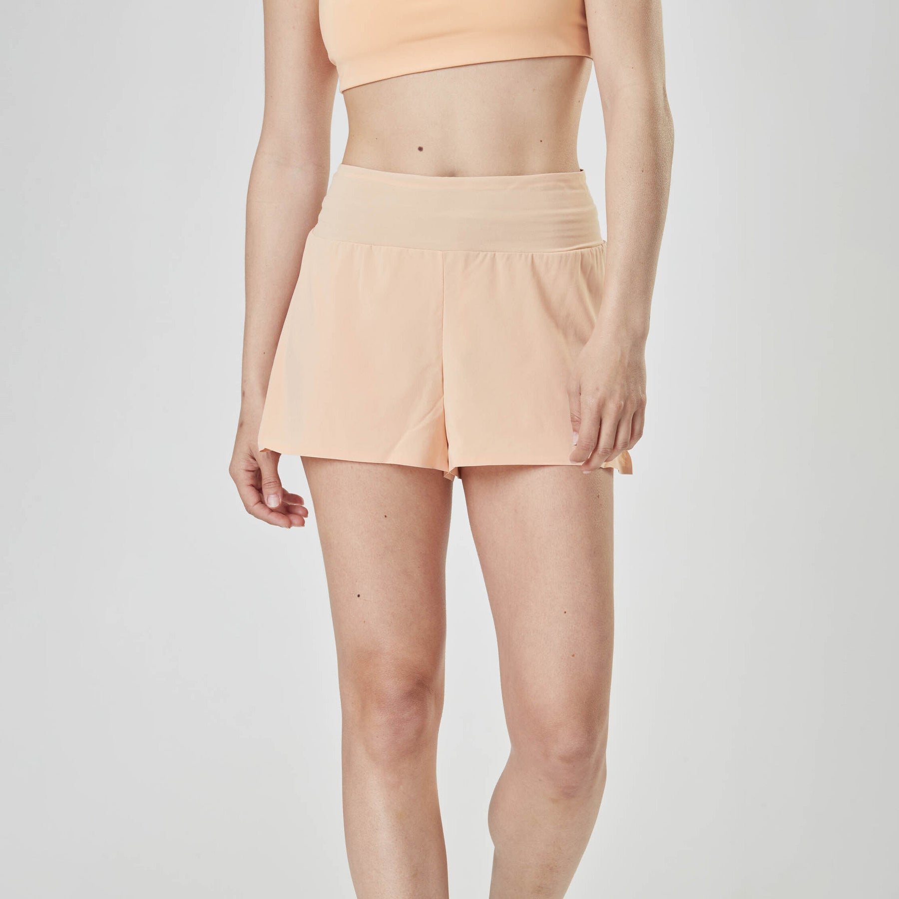 ZOVIA STRETCH SHORTS __color:Peach_nougat#16