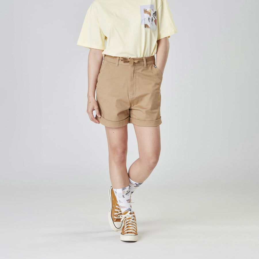 ANJEL CHINO SHORTS __color:Dark_Stone#7