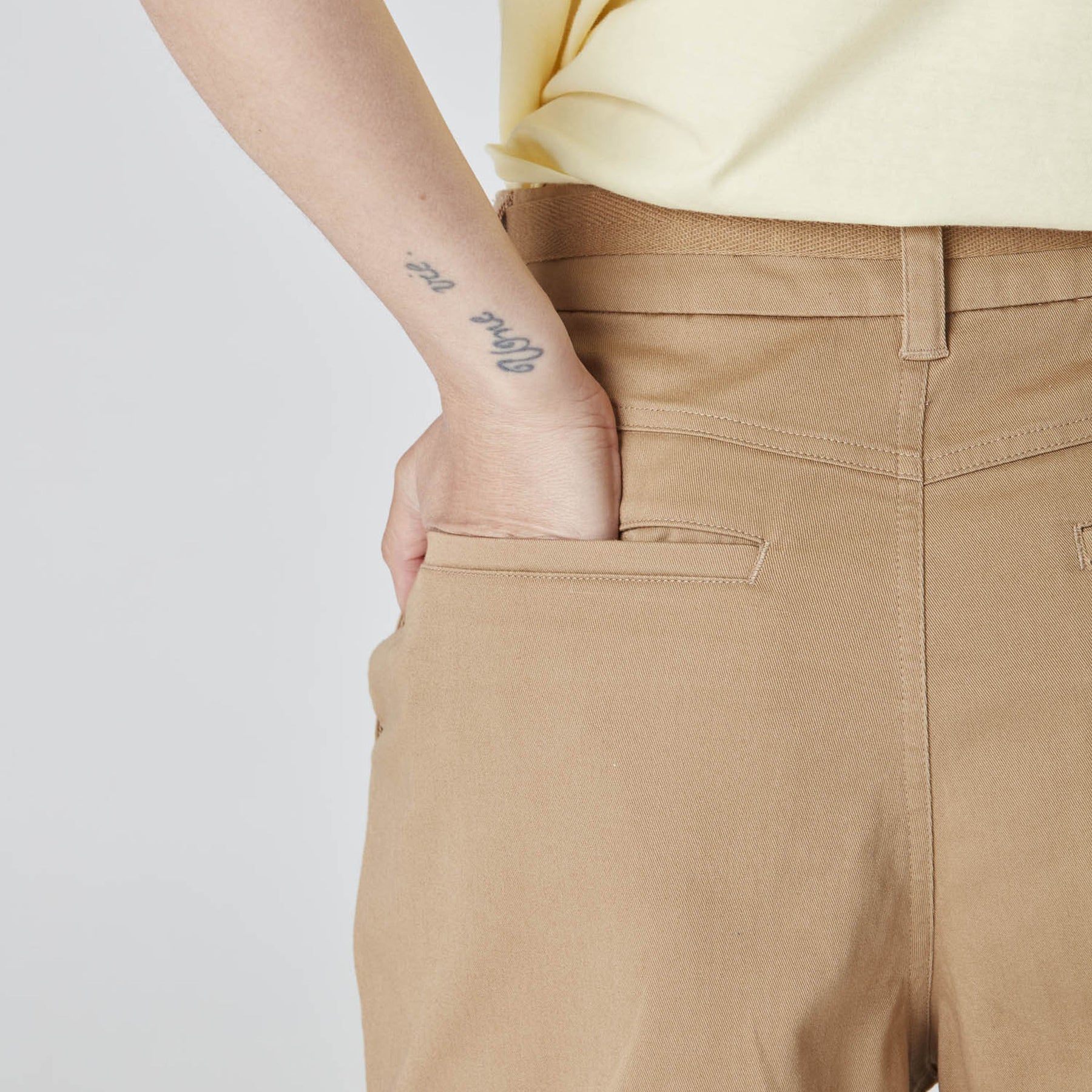 ANJEL CHINO SHORTS __color:Dark_Stone#14