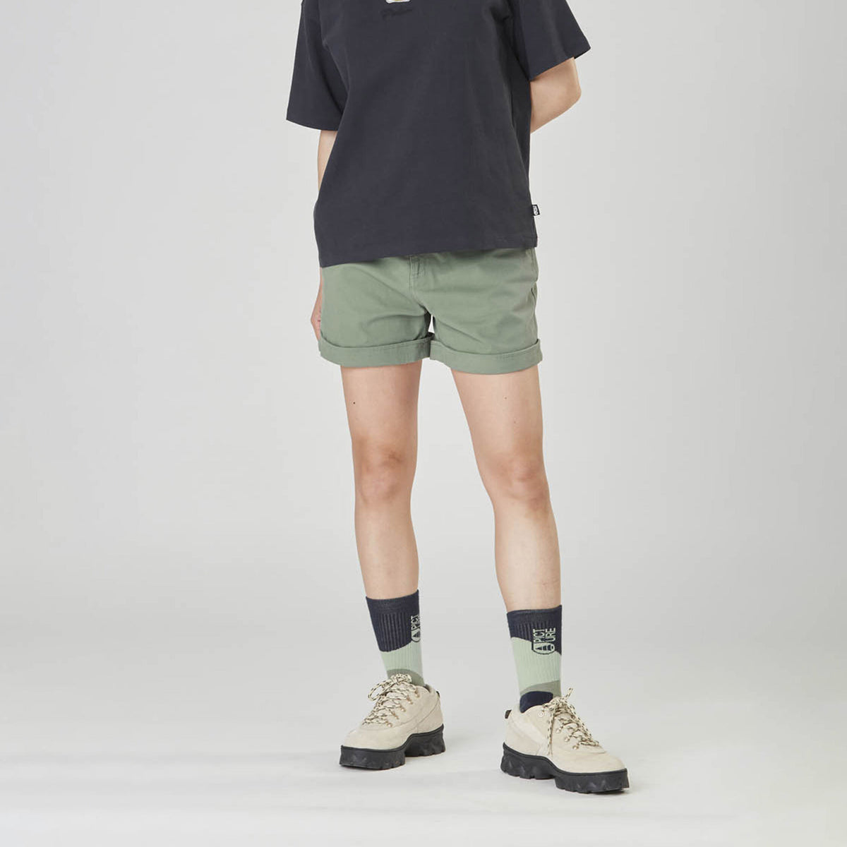 ANJEL CHINO SHORTS __color:Green_Spray#17