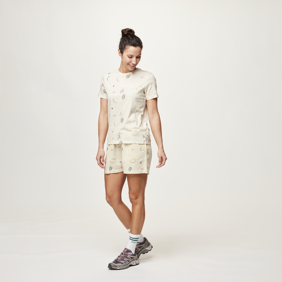 KINTHA SHORTS __color:Bloom_Print#2