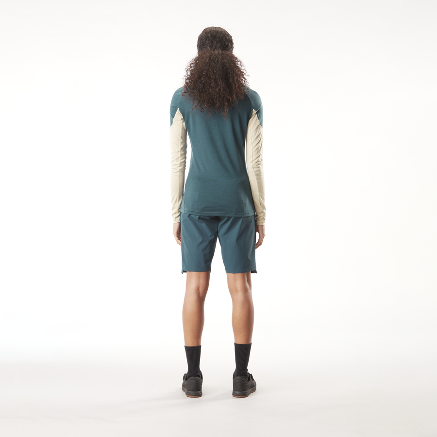 VELLIR STRETCH W SHORTS __color:Deep_Water#1