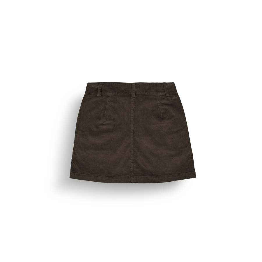 DINA CORD SKIRT __color:Dark_Chocolate#4