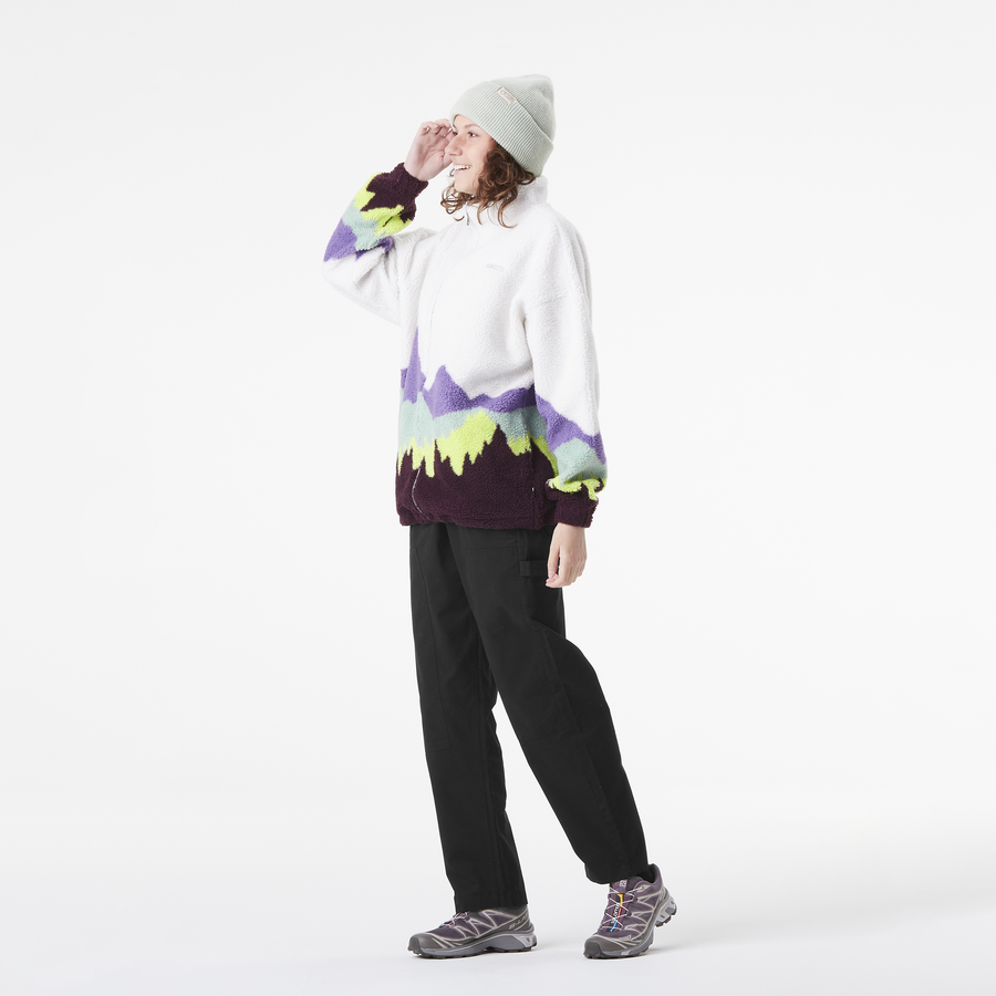 NYSS ZIP FLEECE __color:Purple_Mountains#0