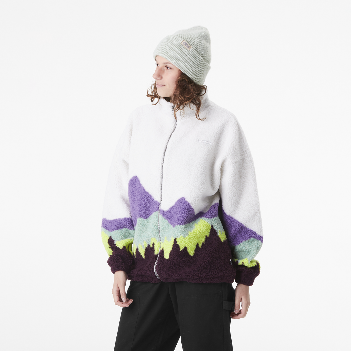 NYSS ZIP FLEECE __color:Purple_Mountains#1