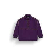 CYLLA 1/4 FLEECE __color:Potent_Purple#10