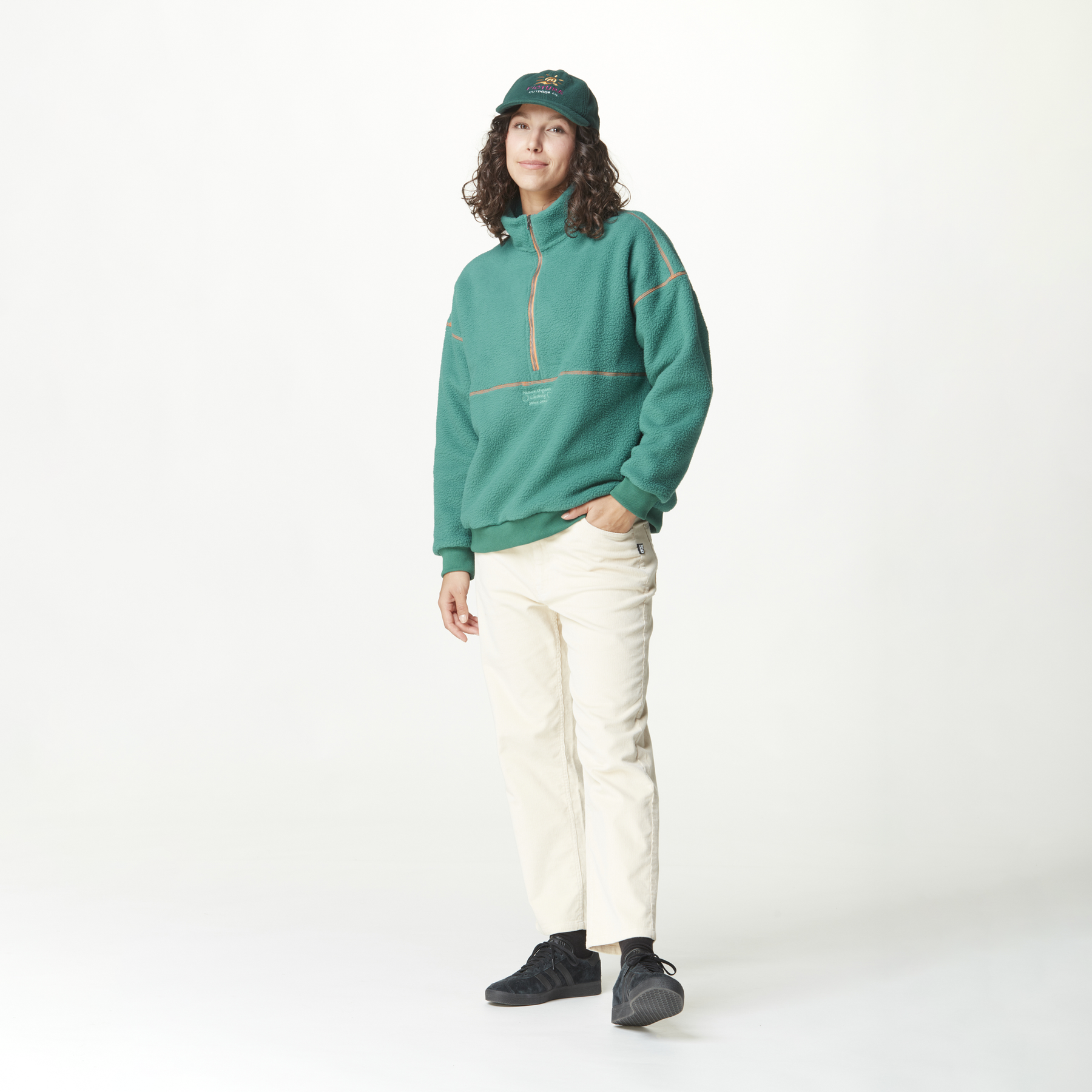 CYLLA 1/4 FLEECE __color:Bayberry#0