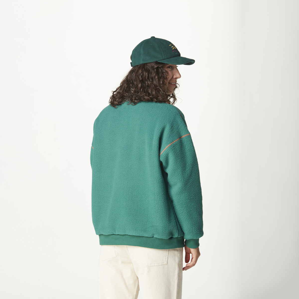 CYLLA 1/4 FLEECE __color:Bayberry#2
