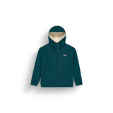 GLIMMA PLUSH ZIP HOODIE __color:Deep_Water#8