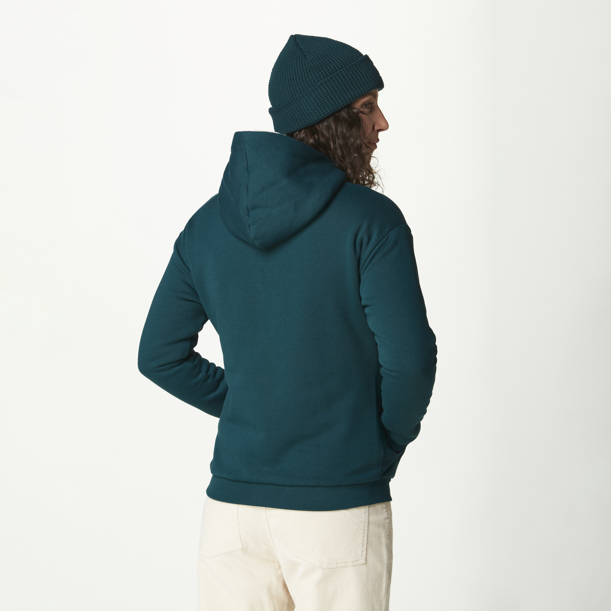 GLIMMA PLUSH ZIP HOODIE __color:Deep_Water#7