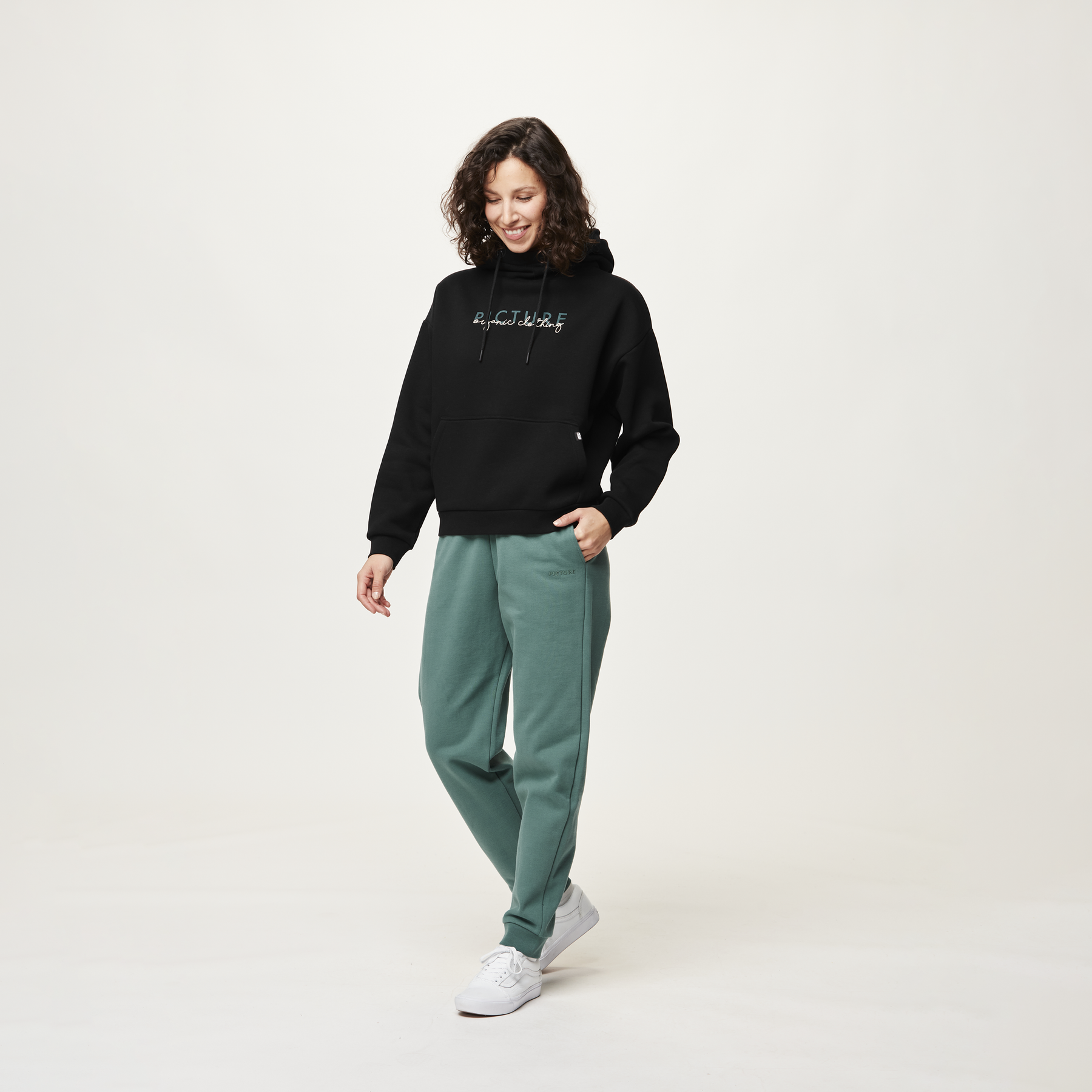HENIA HOODIE __color:Black_Green#2