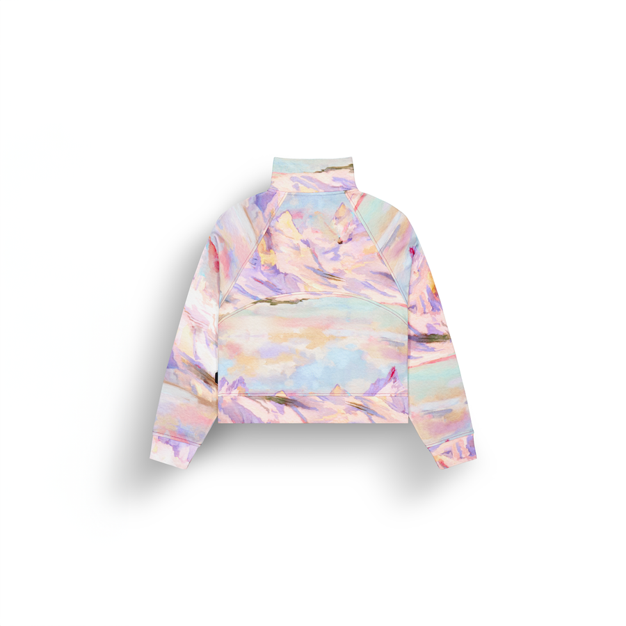 QUENDA 1/2 ZIP P SWEAT __color:Montanea_Print#12