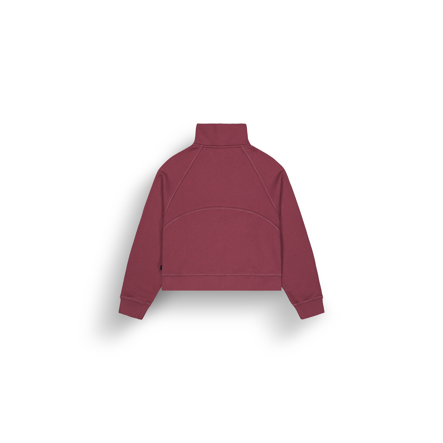 QUENDA 1/2 ZIP SWEATER __color:Cordovan#11