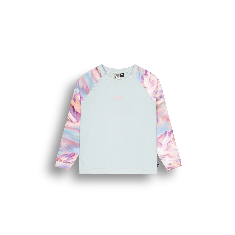 BLAYR PRINTED CREW __color:Cloudy_Blue#0
