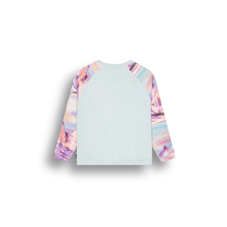 BLAYR PRINTED CREW __color:Cloudy_Blue#1
