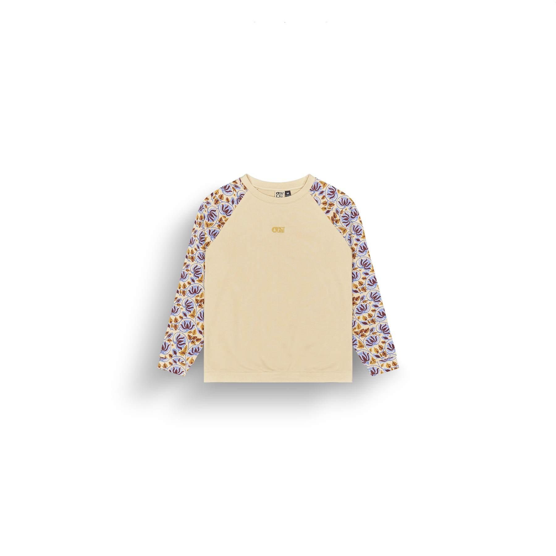 BLAYR PRINTED CREW __color:Wood_Ash#5