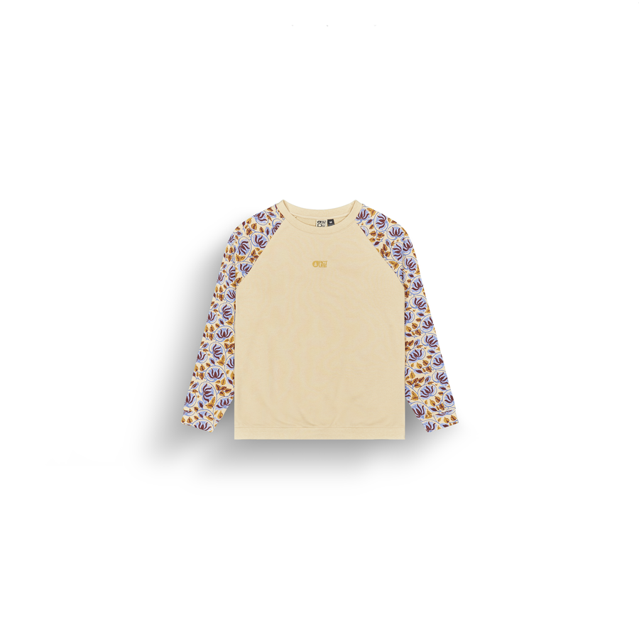 BLAYR PRINTED CREW __color:Wood_Ash#5