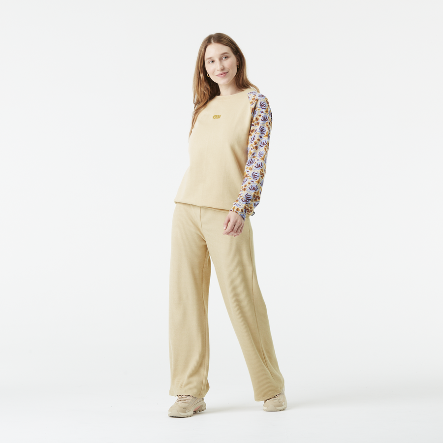BLAYR PRINTED CREW __color:Wood_Ash#2