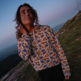 NERIS PRINTED HOODIE __color:Alpine_Thistle_Print#3