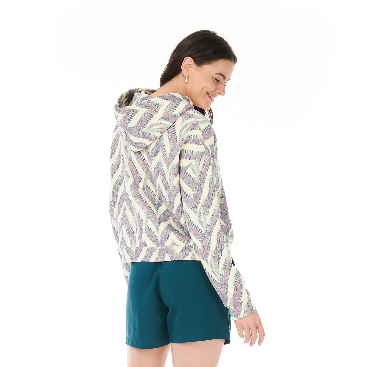 NERIS PRINTED HOODIE __color:Birdiplum_Print#7