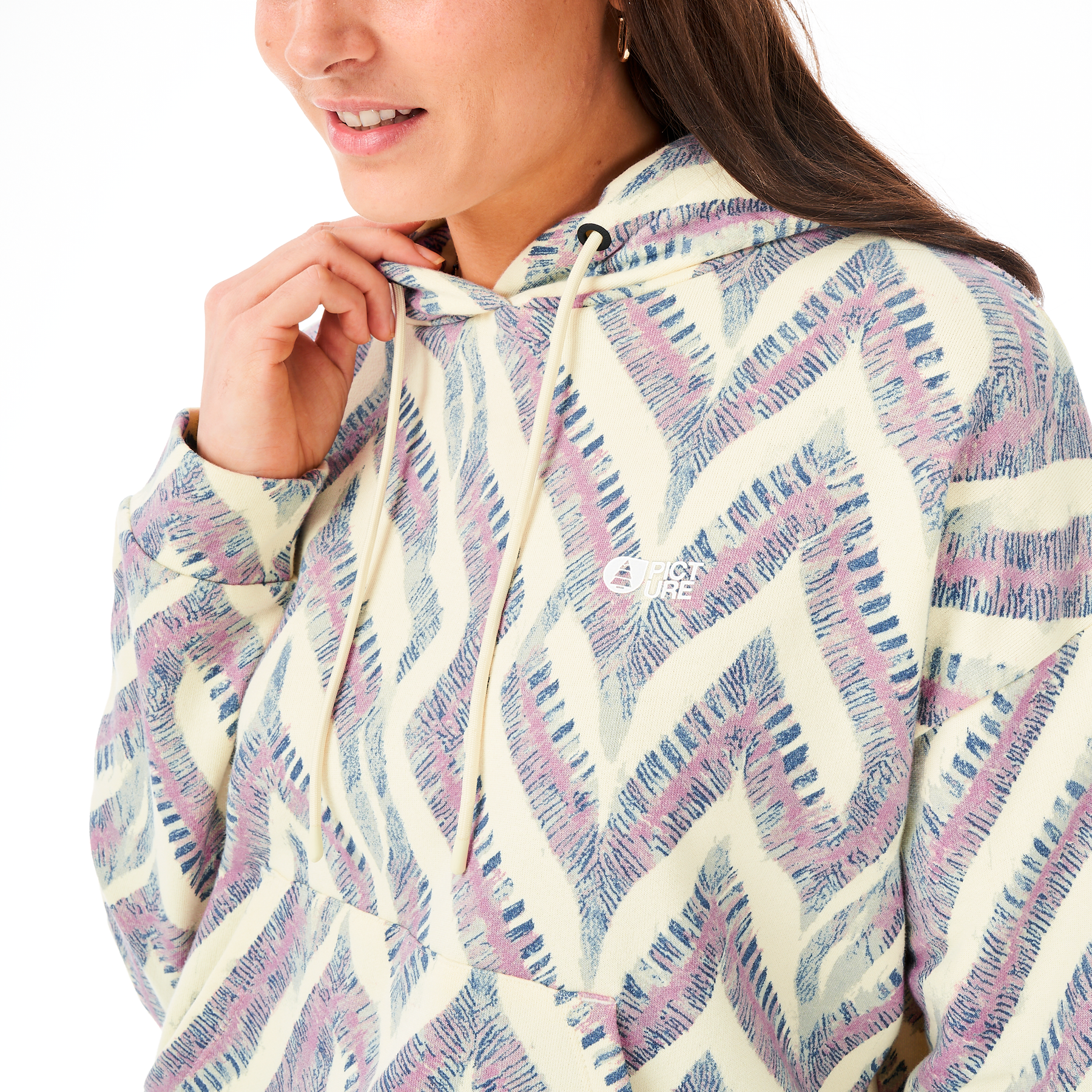 NERIS PRINTED HOODIE __color:Birdiplum_Print#10