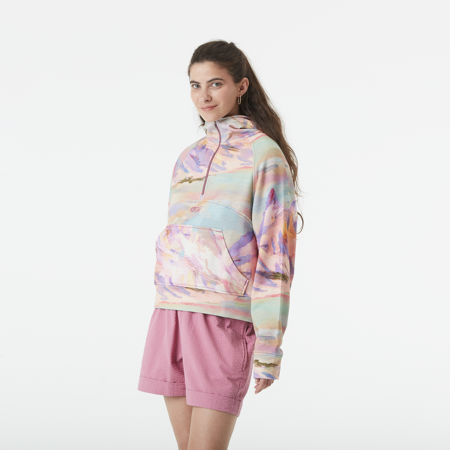 QUENDA 1/2 ZIP PRINTED H __color:Montanea_Print#1
