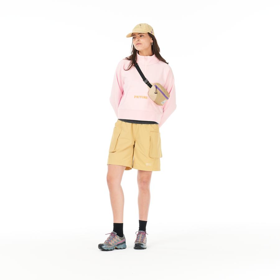 QUENDA 1/2 ZIP SWEATER __color:Ballerina#2