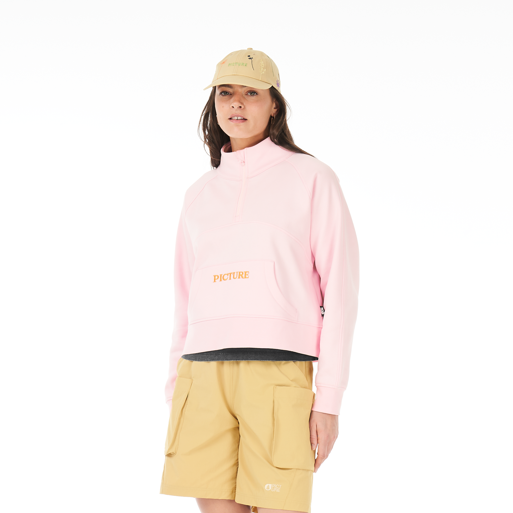 QUENDA 1/2 ZIP SWEATER __color:Ballerina#0