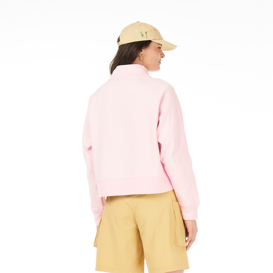 QUENDA 1/2 ZIP SWEATER __color:Ballerina#1