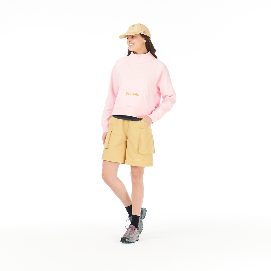 QUENDA 1/2 ZIP SWEATER __color:Ballerina#5