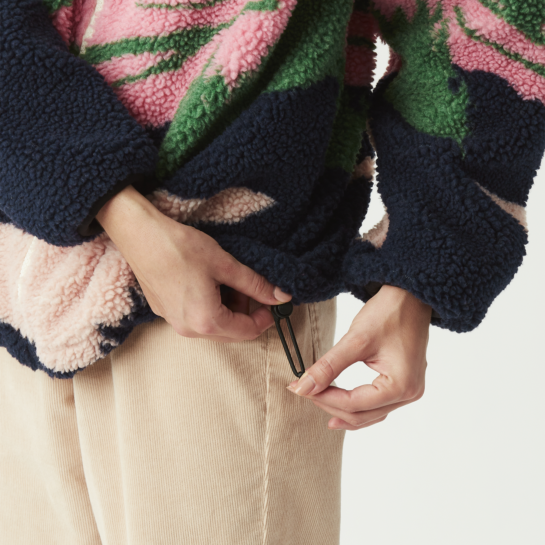 NYSS ZIP FLEECE __color:Cloudy_Landscape_Women#7