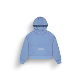 QUENDA ½ ZIP HOODIE __color:Stonewash#5