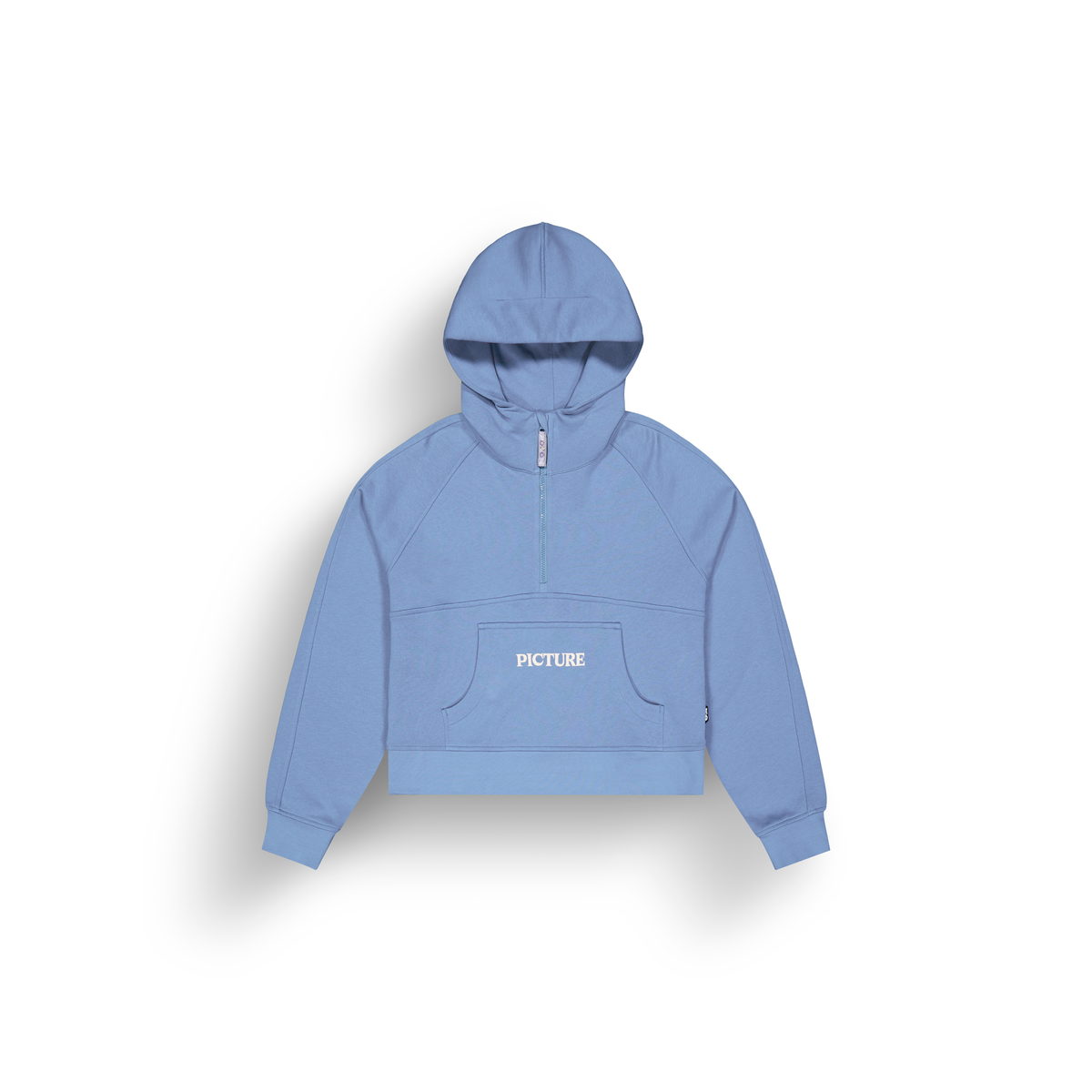 QUENDA ½ ZIP HOODIE __color:Stonewash#5