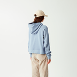 QUENDA ½ ZIP HOODIE __color:Stonewash#2