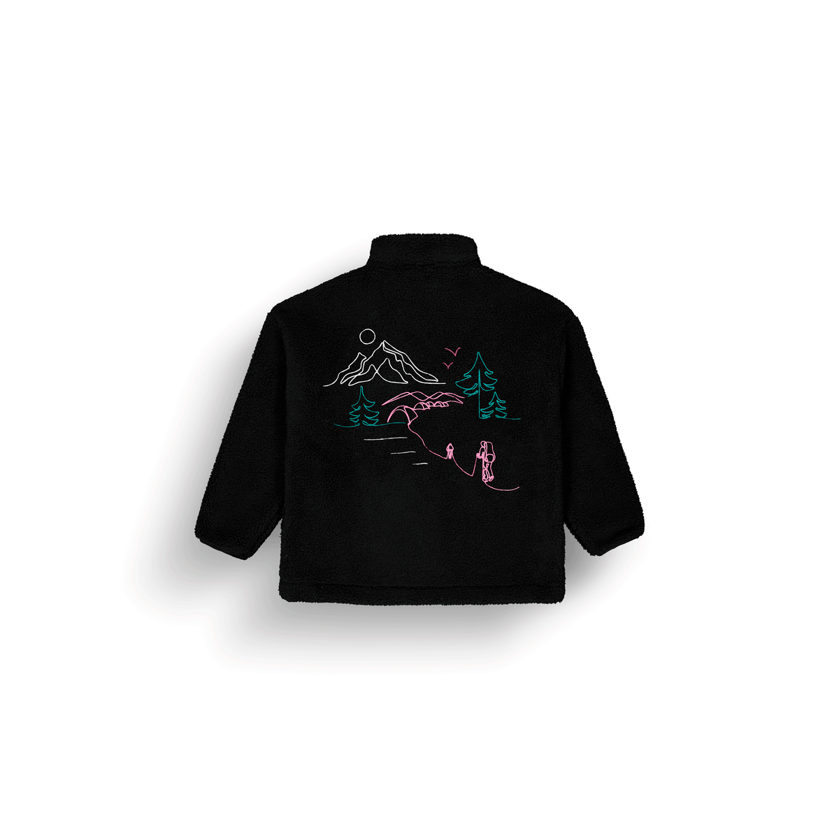 NYSS EMBRO ZIP FLEECE __color:Black#2