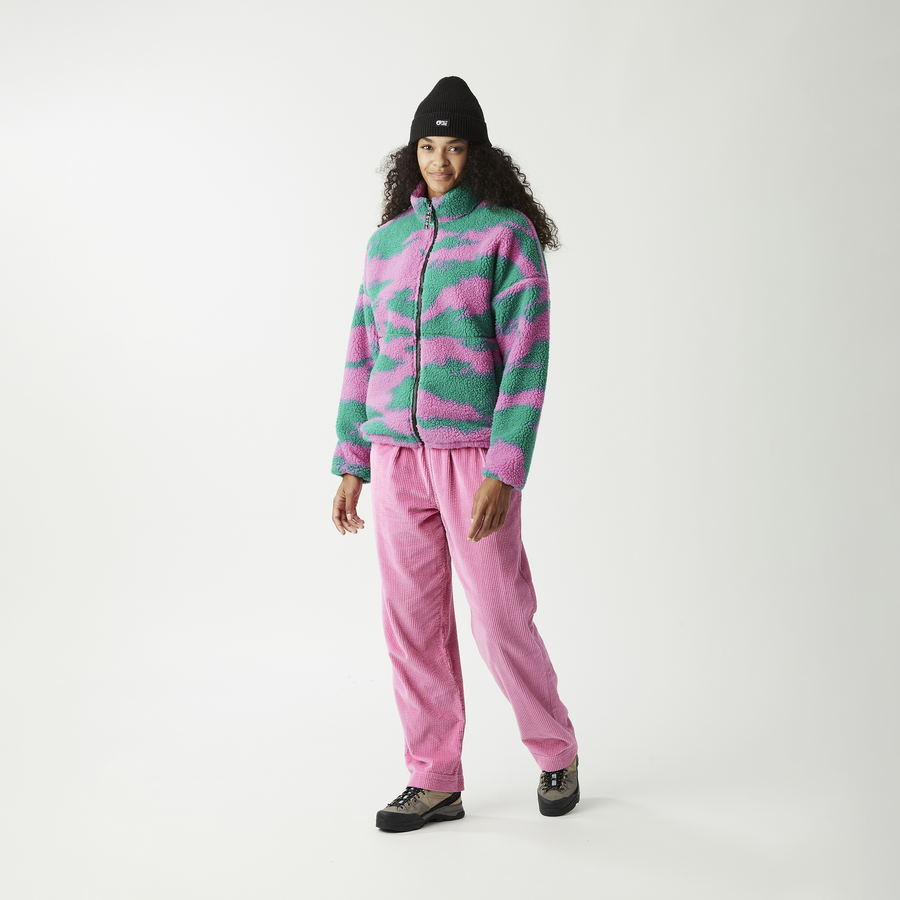 GYPSI ZIP FLEECE __color:Retro_Bliss_Print#1