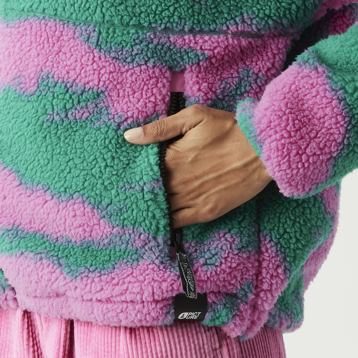 GYPSI ZIP FLEECE __color:Retro_Bliss_Print#4