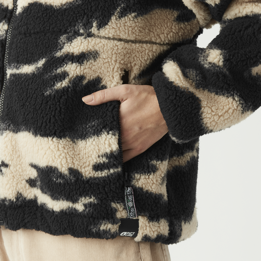 GYPSI ZIP FLEECE __color:Shadow_Print#12