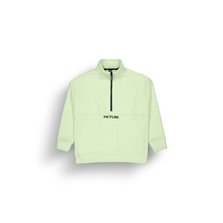 CYLLA 1/4 FLEECE __color:Tender_Green#5