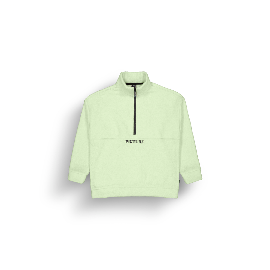 CYLLA 1/4 FLEECE __color:Tender_Green#5