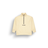 CYLLA 1/4 FLEECE __color:Wood_Ash#13