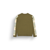 BLAYR PRINTED CREW __color:Tobacco_Timeless_Flower#11