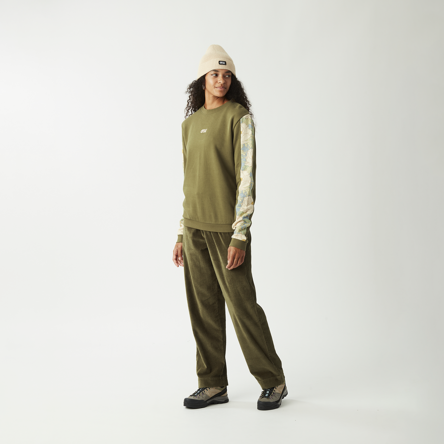 BLAYR PRINTED CREW __color:Tobacco_Timeless_Flower#6