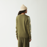 BLAYR PRINTED CREW __color:Tobacco_Timeless_Flower#8